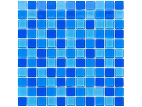 Мозаика стеклянная Aquaviva Сristall Jamaika светлая DCM302