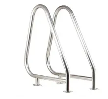 Поручни MP ARA (компл.2 шт.) из нерж. cтали AISI-304 (фланцы)