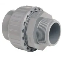 Муфта разборная д. 50 х 1 1/2" клеевое ПВХ Effast с наружной резьбой