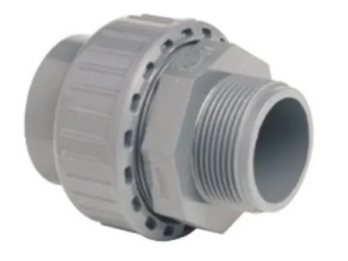 Муфта разборная д. 50 х 1 1/2" клеевое ПВХ Effast с наружной резьбой