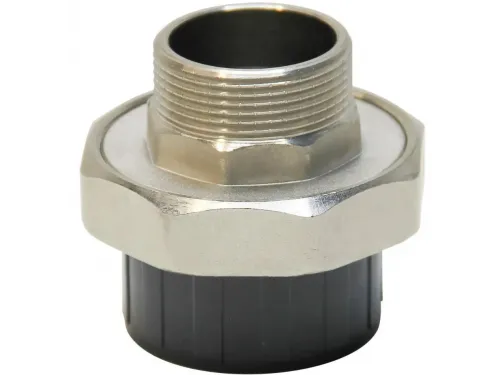 Муфта разъемная д. 110 х 4" Aquaviva ПВХ/латунь