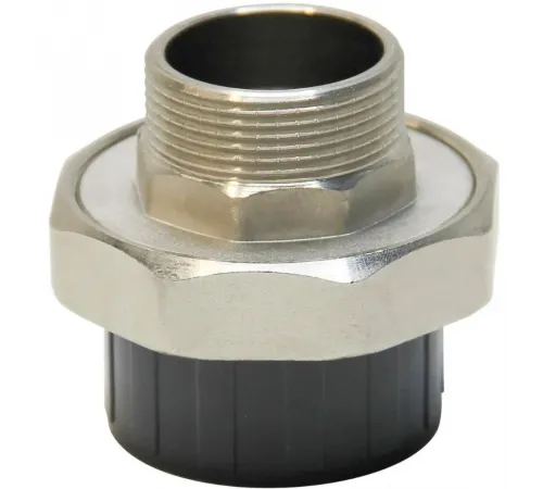 Муфта разъемная д. 110 х 4" Aquaviva ПВХ/латунь