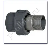 Муфта разъемная д. 50 с вставкой из нерж. стали 1 1/2"