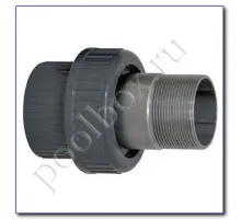 Муфта разъемная д. 50 с вставкой из нерж. стали 1 1/2"