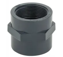 Муфта д. 90 x 3" переходная клеевое ПВХ Aquaviva с внутренней резьбой 