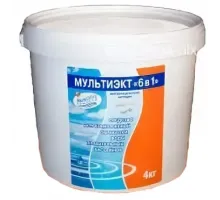 МУЛЬТИЭКТ "6 в 1" (ведро 4 кг.) картриджи для комплексного обеззараживания