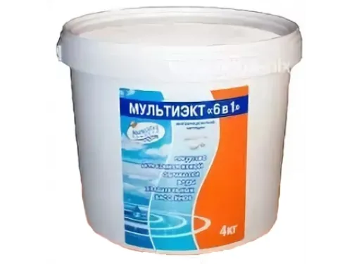 МУЛЬТИЭКТ "6 в 1" (ведро 4 кг.) картриджи для комплексного обеззараживания