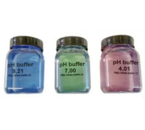 Набор буферных растворов для тестирования и калибровки зонда pH. 3 x 75мл., Aseko