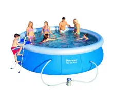 Надувной бассейн Bestway (4,57х1,07 м.) 57127 с картриджным фильтром