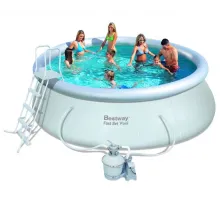 Надувной бассейн Bestway (4,57х1,22 м.) 57242 с песочным фильтром