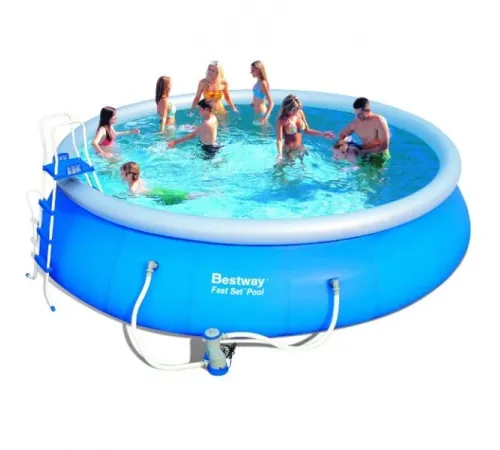 Надувной бассейн Bestway (5,49х1,22 м.) 57122 с картриджным фильтром