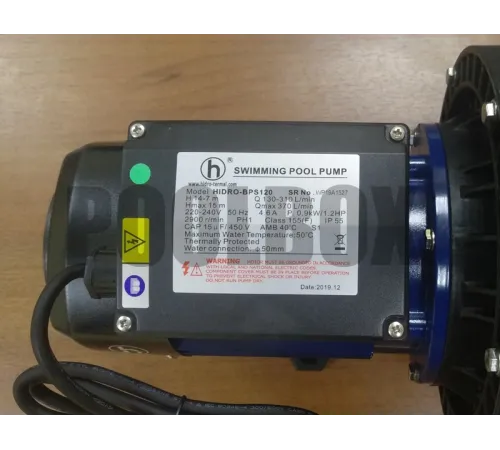 Насос (18 м3/ч, 0.9 кВт/ч, 220В) Volcan HIDRO-BPS120