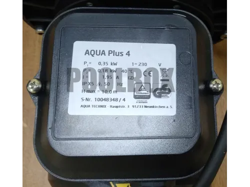 Насос (4 м3/ч, 0.35 кВт/ч, 220В) Aquatechnix Aqua Plus  4