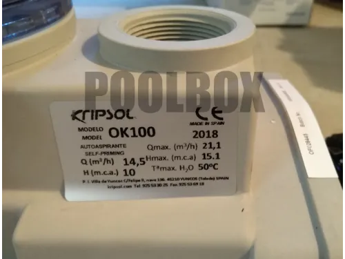 Насос (17.2 м3/ч, 0.74 кВт/ч, 220В) Kripsol Ondina ОK-100