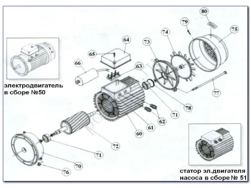 Насос (44 м3/ч, 2.3 кВт/ч, 380В) Kripsol Kapri KAP-250 T