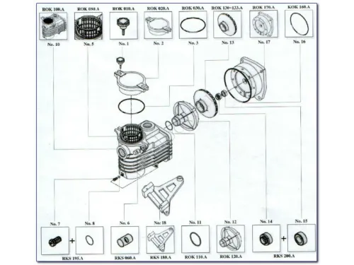 Насос (7 м3/ч, 0.24 кВт/ч, 220В) Kripsol Ondina ОK-33
