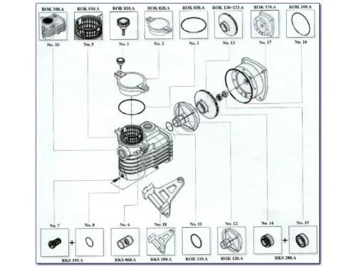 Насос (8.5 м3/ч, 0.37 кВт/ч, 220В) Kripsol Ondina ОK-51