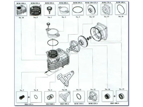 Насос (11.9 м3/ч, 0.55 кВт/ч, 220В) Kripsol Ondina ОK-71