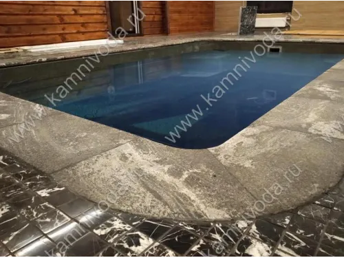 Натуральный бордюрный камень (H 20/30 мм.) (плоский, Г и П образный, рукохват, плитка) цвет на выбор