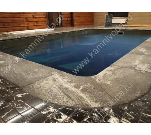 Натуральный бордюрный камень (H 20/30 мм.) (плоский, Г и П образный, рукохват, плитка) цвет на выбор