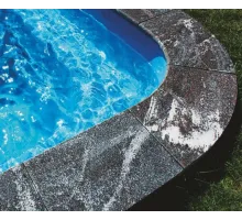 Натуральный бордюрный камень (H 20/30 мм.) (плоский, Г и П образный, рукохват, плитка) цвет на выбор