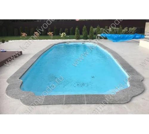 Натуральный бордюрный камень (H 20/30 мм.) (плоский, Г и П образный, рукохват, плитка) цвет на выбор