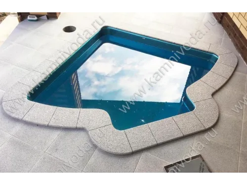 Натуральный бордюрный камень (H 20/30 мм.) (плоский, Г и П образный, рукохват, плитка) цвет на выбор