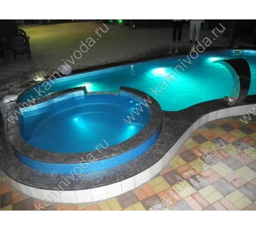 Натуральный бордюрный камень (H 20/30 мм.) (плоский, Г и П образный, рукохват, плитка) цвет на выбор