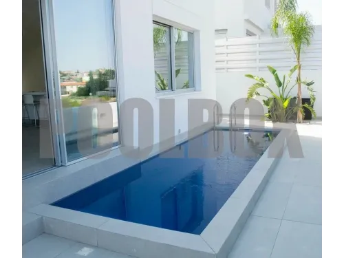 Пленка ПВХ (лайнер) (рулон 1,65*25 м.) HAOGENPLAST UNICOLORS STANDART 1,5 мм. Navy Blue 8287 (темно-синяя)