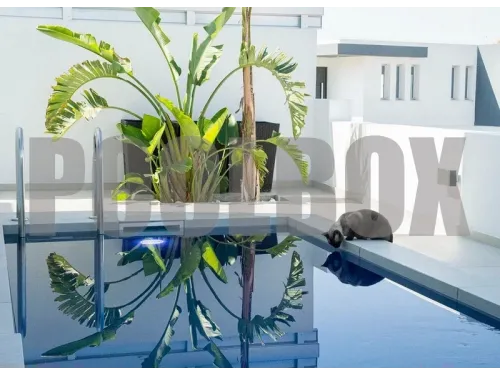 Пленка ПВХ (лайнер) (рулон 1,65*25 м.) HAOGENPLAST UNICOLORS STANDART 1,5 мм. Navy Blue 8287 (темно-синяя)