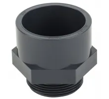 Ниппель д. 63x75x2" клеевое ПВХ Aquaviva с наружной резьбой