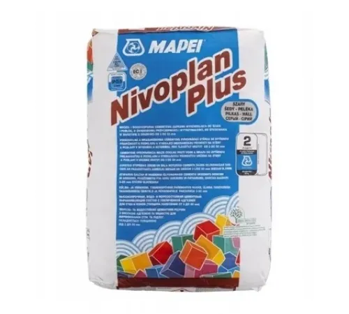НИВОПЛАН ПЛЮС цементная штукатурка 25 кг., Mapei