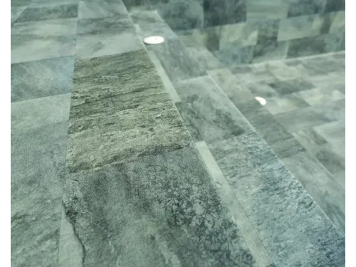 Пленка ПВХ (лайнер) (рулон 1,65*25 м.) HAOGENPLAST 3D STONE TILE 1,65 мм. Emirald
