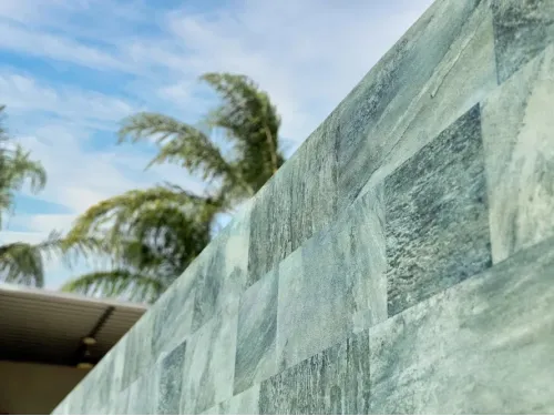 Пленка ПВХ (лайнер) (рулон 1,65*25 м.) HAOGENPLAST 3D STONE TILE 1,65 мм. Emirald