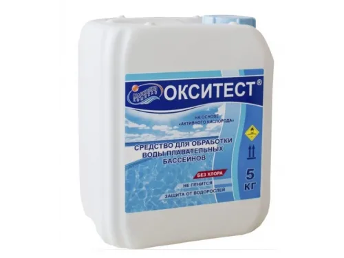ОКСИТЕСТ (канистра 5 л.) активный кислород жидкий, для ручной дозации