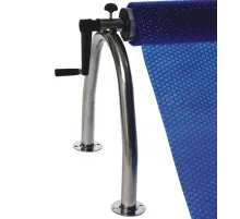 Опора фланцевая двойная штанги ролика из нерж. стали Flexinox (компл. 2 шт.)