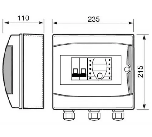 Панель управления аттракционами Toscano ECO-SWIM-230 10002610 (230В)