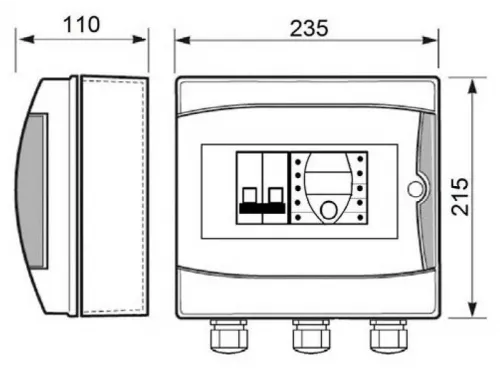Панель управления аттракционами Toscano ECO-SWIM-400 10002611 (380В)