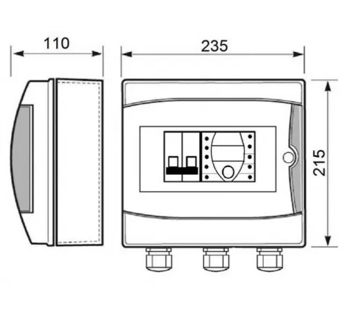 Панель управления аттракционами Toscano ECO-SWIM-400 10002611 (380В)