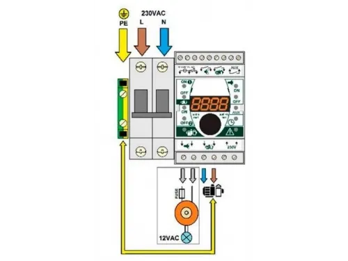 Панель управления фильтрацией Toscano ECO-POOL-230 10002505 (230В) с таймером