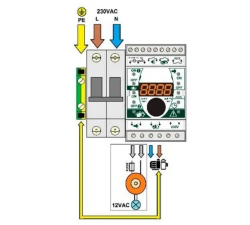 Панель управления фильтрацией Toscano ECO-POOL-230 10002505 (230В) с таймером