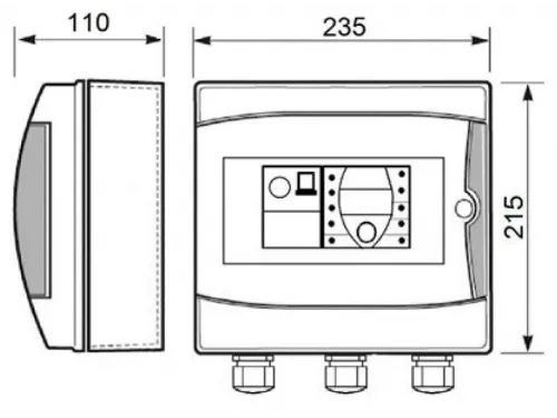 Панель управления фильтрацией Toscano ECO-POOL-230 10002505 (230В) с таймером