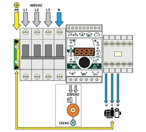 Панель управления фильтрацией Toscano ECO-POOL-400 10002509 (380В) с таймером