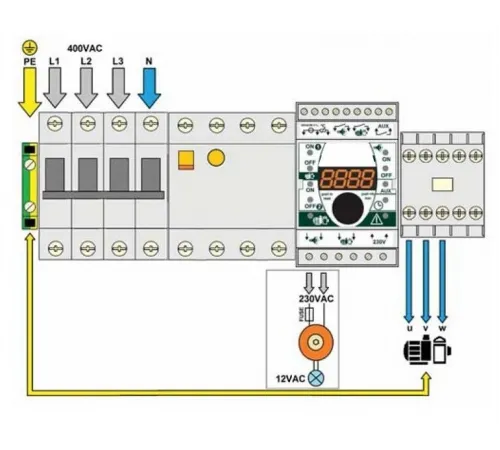 Панель управления фильтрацией Toscano ECO-POOL-400-D 10002510 (380В) с таймером