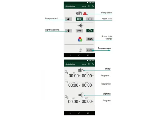Панель управления фильтрацией Toscano ECO-POOL-B-230-D 10002580 (230В) с таймером, Bluetooth