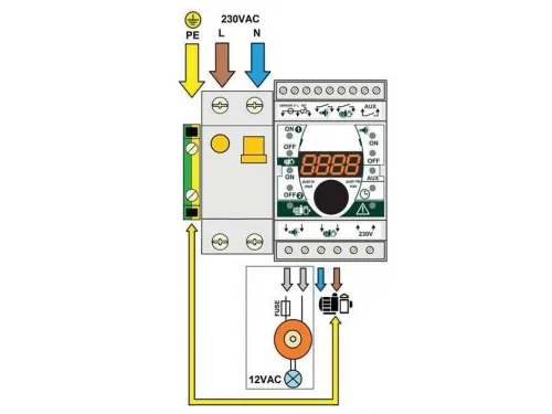 Панель управления фильтрацией Toscano ECO-POOL-B-230-D 10002580 (230В) с таймером, Bluetooth