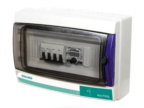 Панель управления фильтрацией Toscano ECO-POOL-B-400-D 10002584 (380В) с таймером, Bluetooth