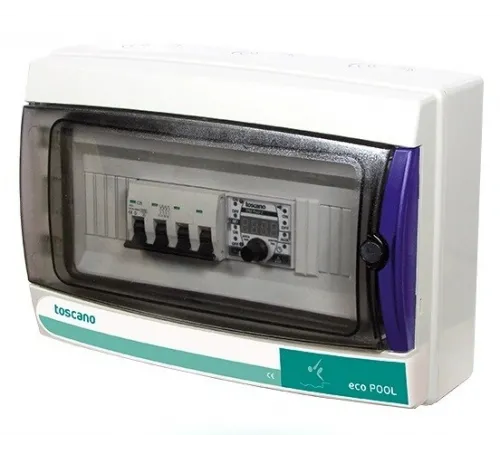 Панель управления фильтрацией Toscano ECO-POOL-B-400-D 10002584 (380В) с таймером, Bluetooth