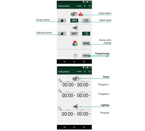 Панель управления фильтрацией Toscano ECO-POOL-B-400-D 10002584 (380В) с таймером, Bluetooth