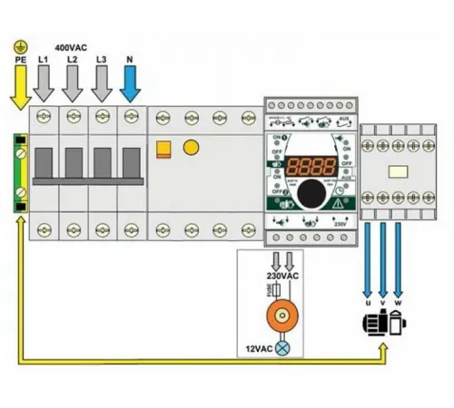 Панель управления фильтрацией Toscano ECO-POOL-B-400-D 10002584 (380В) с таймером, Bluetooth
